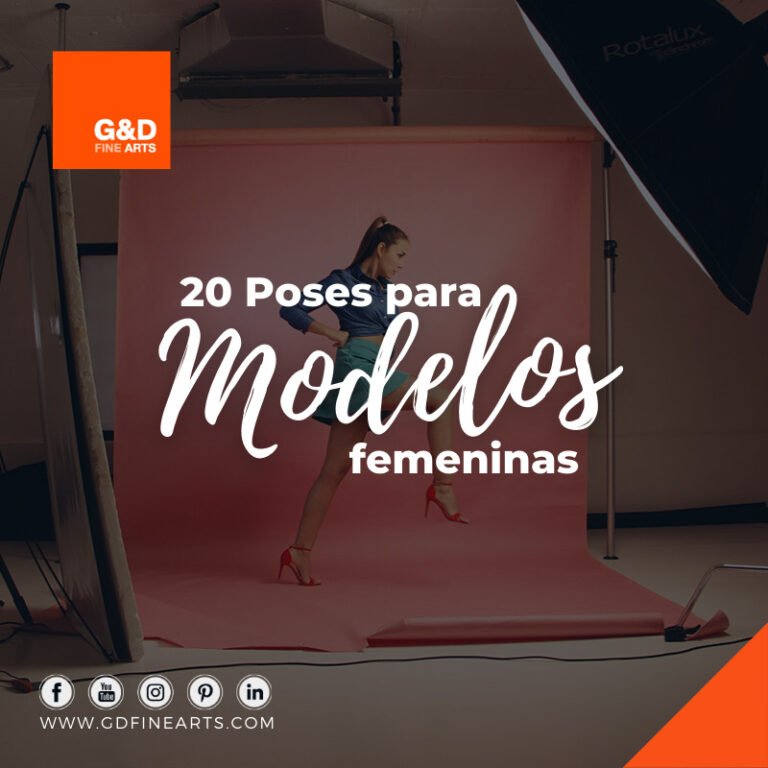 20 Poses Modelos Femeninas